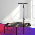 Everfit 51inch Hexagon Fitness Trampoline Rebounder Adjustable Handrail Orange TRAMPO-D-MINI51-HEX-ORBK