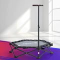 Everfit Fitness Foldable Trampoline Rebounder Adjustable Handle Indoor Exercise Black TRAMPO-TD-FOLD42-BK