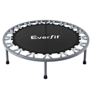 Everfit 40-Inch Fitness Trampoline Rebounder Mini Round Trampoline Home Workouts TRAMPO-TD-MINI40-R-BL