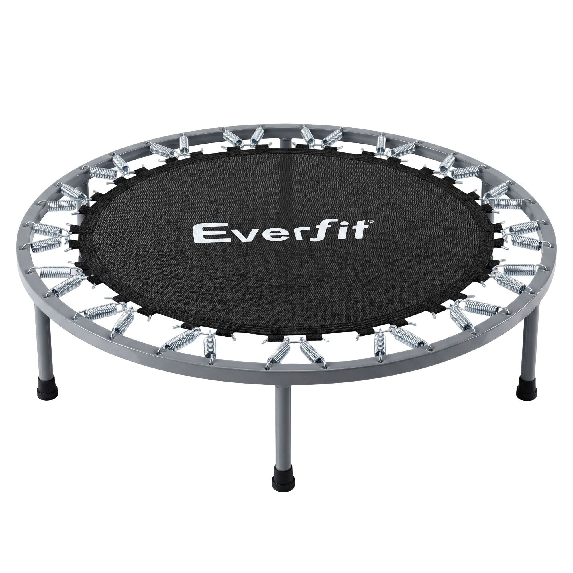 Everfit 40-Inch Fitness Trampoline Rebounder Mini Round Trampoline Home Workouts TRAMPO-TD-MINI40-R-BL