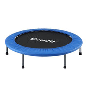 Everfit 40-Inch Fitness Trampoline Rebounder Mini Round Trampoline Home Workouts TRAMPO-TD-MINI40-R-BL