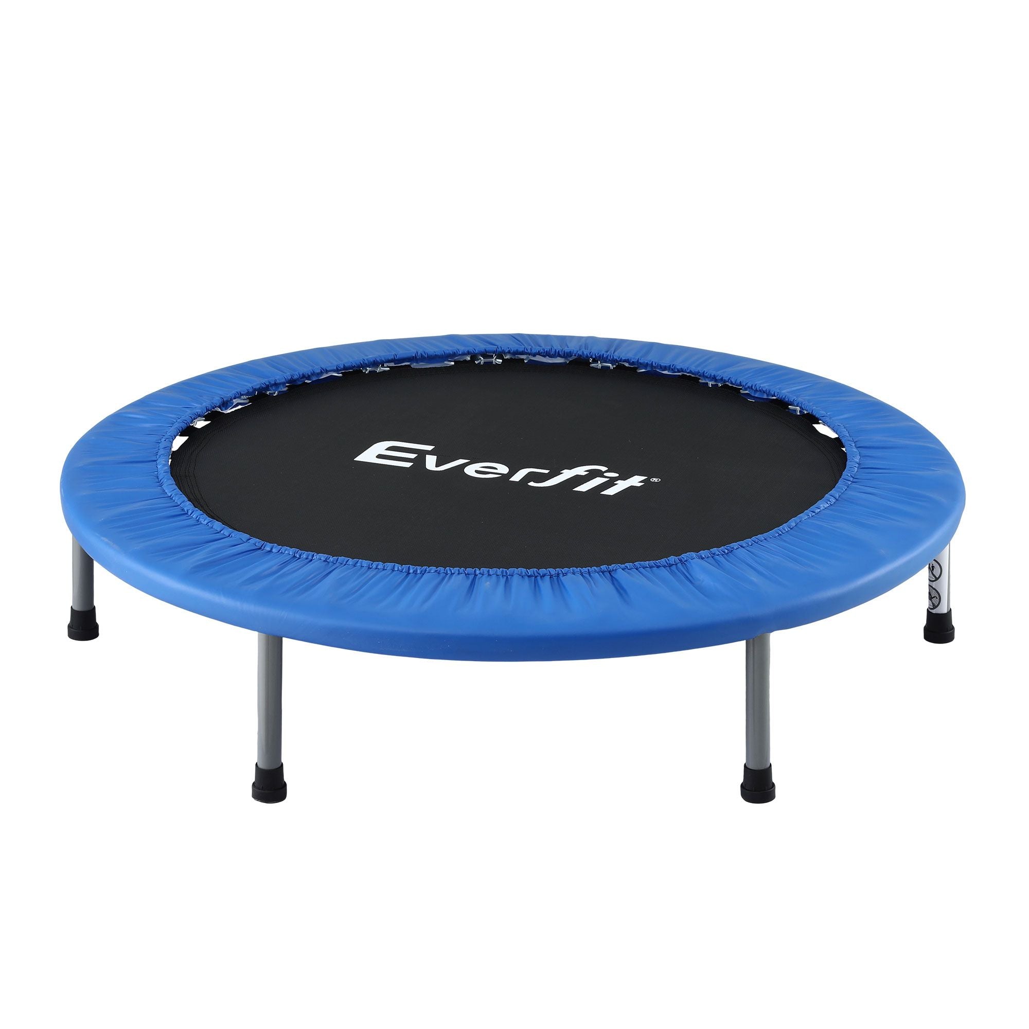 Everfit 40-Inch Fitness Trampoline Rebounder Mini Round Trampoline Home Workouts TRAMPO-TD-MINI40-R-BL