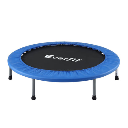 Everfit 40-Inch Fitness Trampoline Rebounder Mini Round Trampoline Home Workouts TRAMPO-TD-MINI40-R-BL
