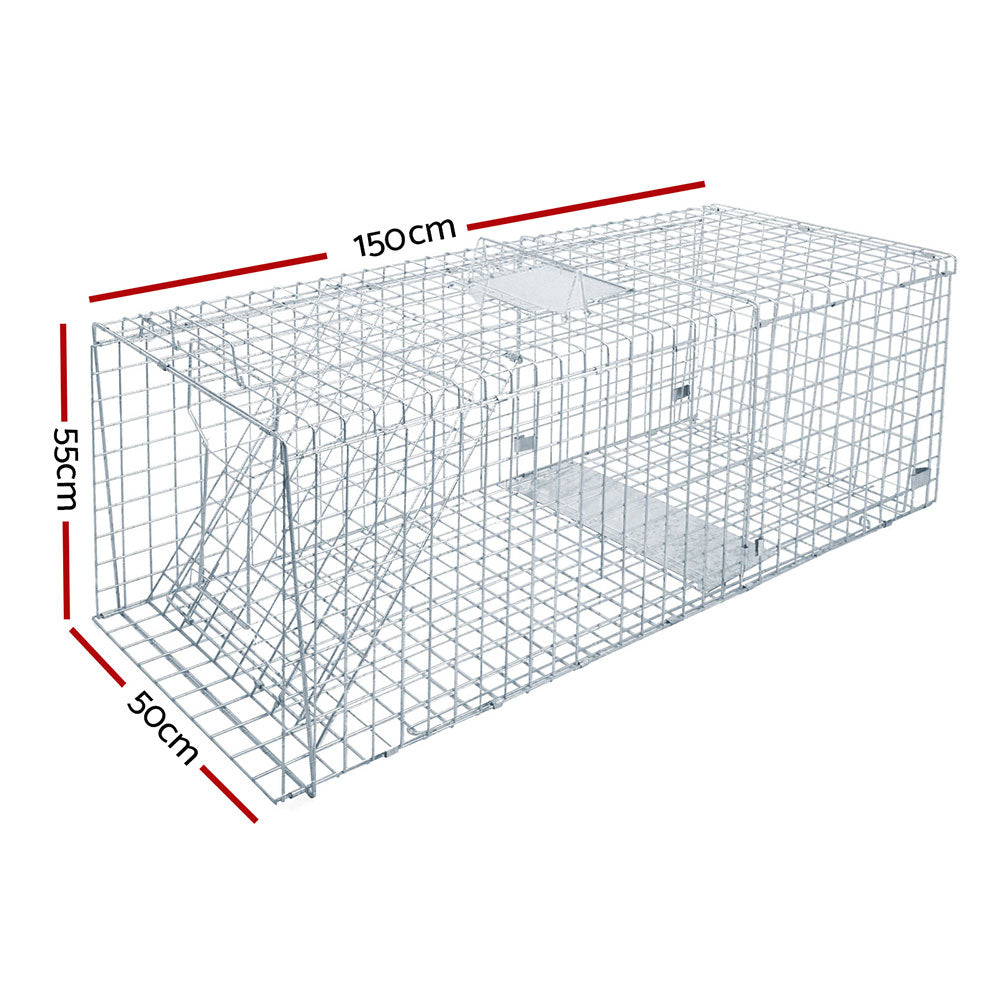 Gardeon Animal Trap Cage Possum 150x50cm TRAP-CAGE-15050