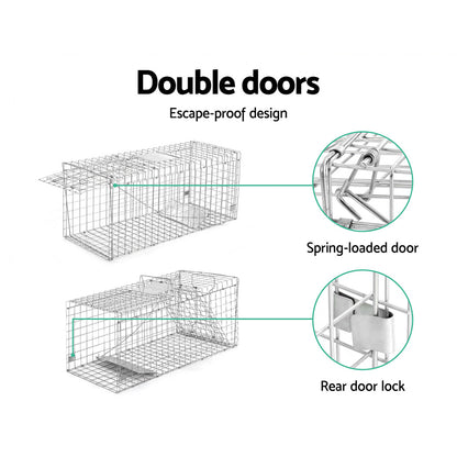 Gardeon Animal Trap Cage Possum 150x50cm TRAP-CAGE-15050