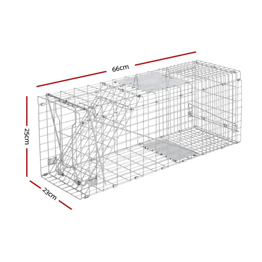 Gardeon Animal Trap Cage Possum 66x23cm TRAP-CAGE-6623