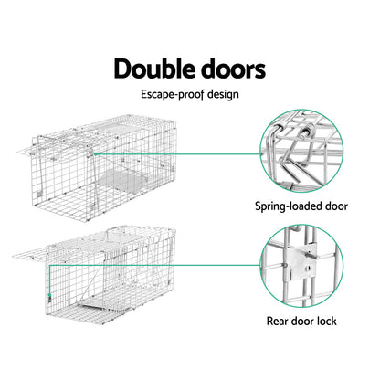 Gardeon Animal Trap Cage Possum 66x23cm TRAP-CAGE-6623
