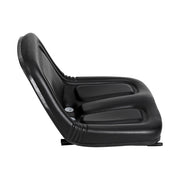 Giantz Tractor Seat Forklift Excavator Universal Backrest Truck Chair PU Leather TS-BACK15F-BK