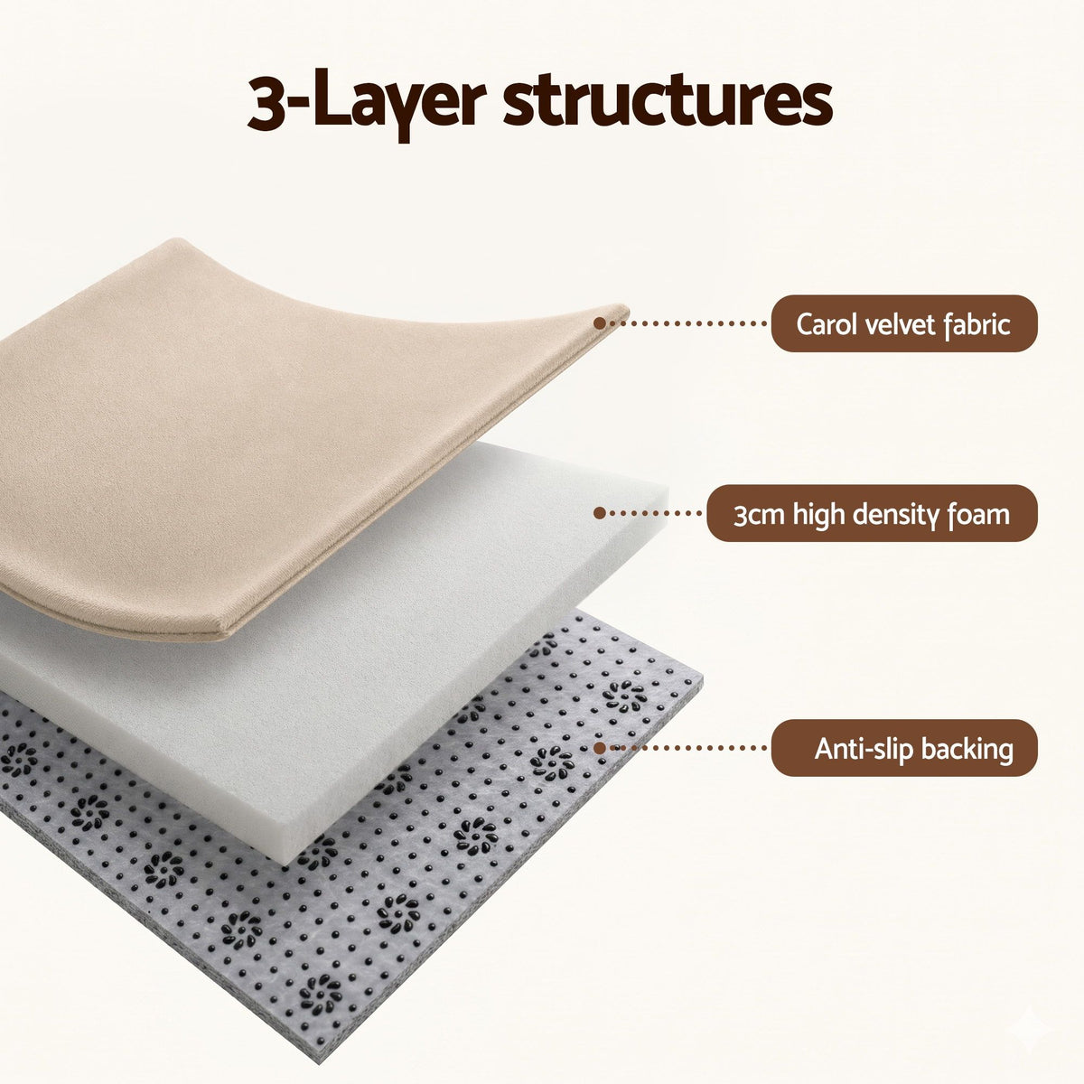 Artiss Tatami Mat Floor Mattress 3cm Thick Futon Mattresses Mellow Mat Rugs Living Room Beige TTM-MAT-150X200-BG