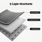 Artiss Tatami Mat Floor Mattress 3cm Thick Futon Mattresses Mellow Mat Rugs Living Room Grey TTM-MAT-150X200-GY