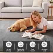 Artiss Tatami Mat Floor Mattress 3cm Thick Futon Mattresses Mellow Mat Rugs Living Room Grey TTM-MAT-150X200-GY