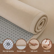 Artiss Tatami Mat Floor Mattress 3cm Thick Futon Mattresses Mellow Mat Rugs Living Room Beige TTM-MAT-200X200-BG