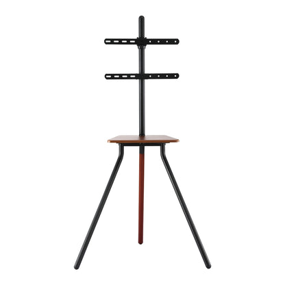 Artiss TV Stand Wooden Tray 24-55" Swivel Height Adjustable TV-MOUN-105-BK-WAL