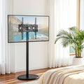 Artiss 32-55 Inch Mobile TV Stand with Wheels Height & Tilt Adjustable Floor Mount TV-MOUN-1250-BK