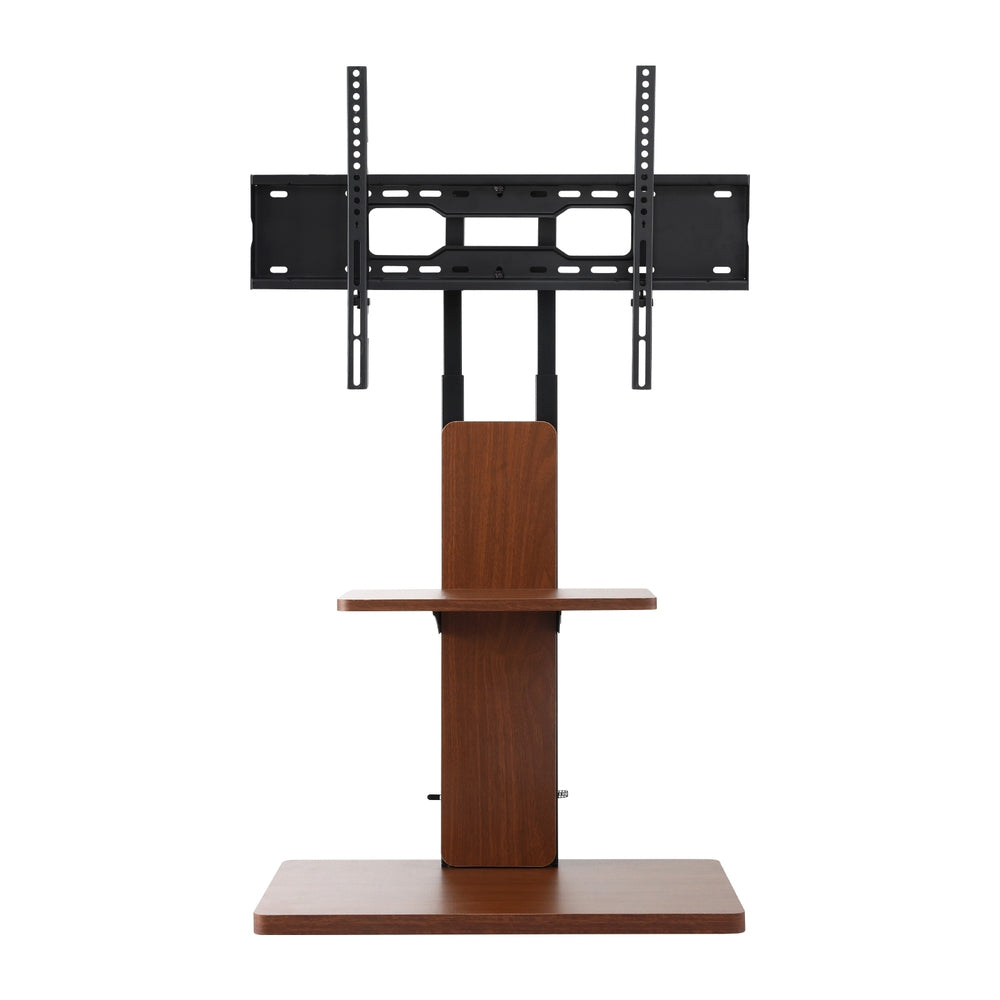 Artiss TV Stand 32-70" Wooden Tray Swivel Height Adjustable TV-MOUN-2401-BK-WAL