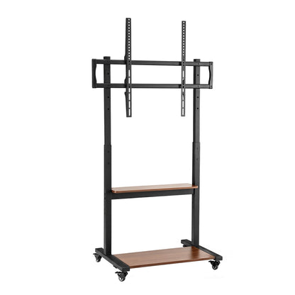 Artiss Mobile TV Stand for 40-100 Inch TVs Cart with Wheels Adjustable Shelves
