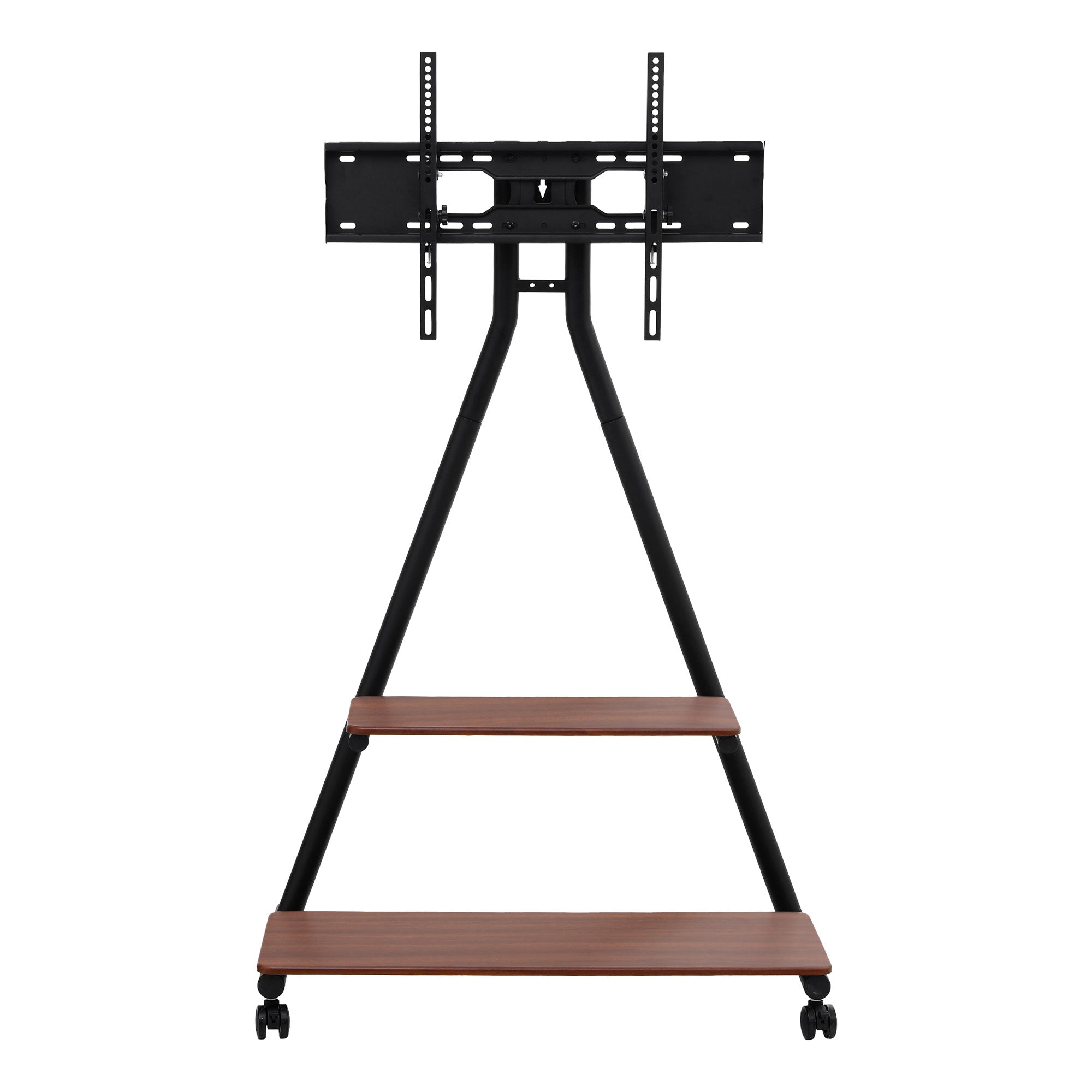 Artiss Mobile TV Stand Rolling Cart Wheels 32-75" Heavy Duty 133kg Mount Bracket TV-MOUN-6001-BK-WAL