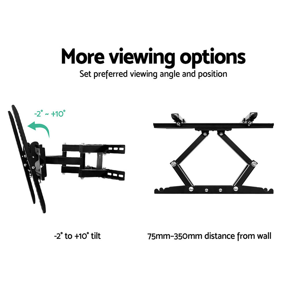 Artiss TV Wall Mount Bracket for 23"-55" LED LCD Full Motion Dual Strong Arms TV-MOUN-B-DOUB-24ST