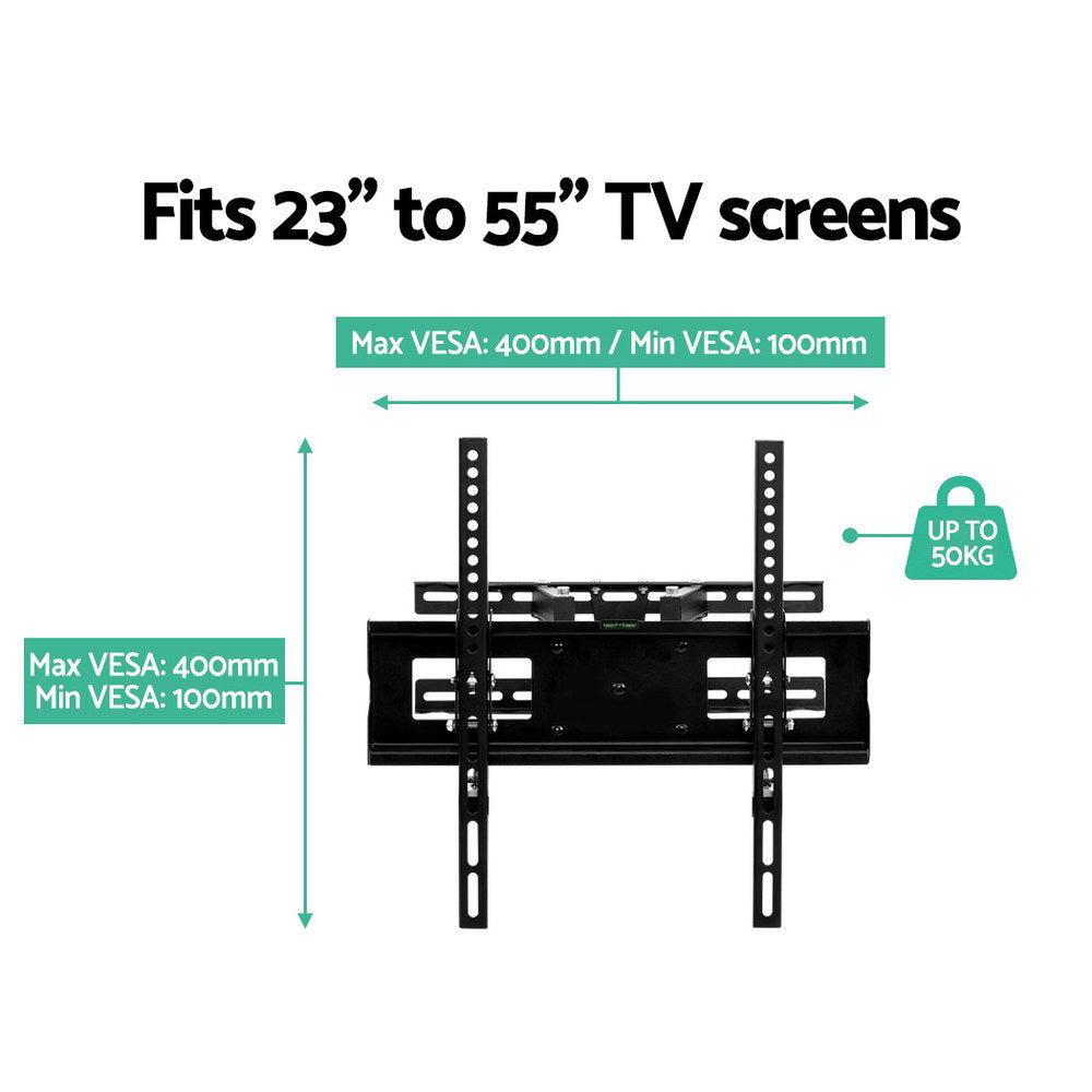 Artiss TV Wall Mount Bracket for 23"-55" LED LCD Full Motion Dual Strong Arms TV-MOUN-B-DOUB-24ST