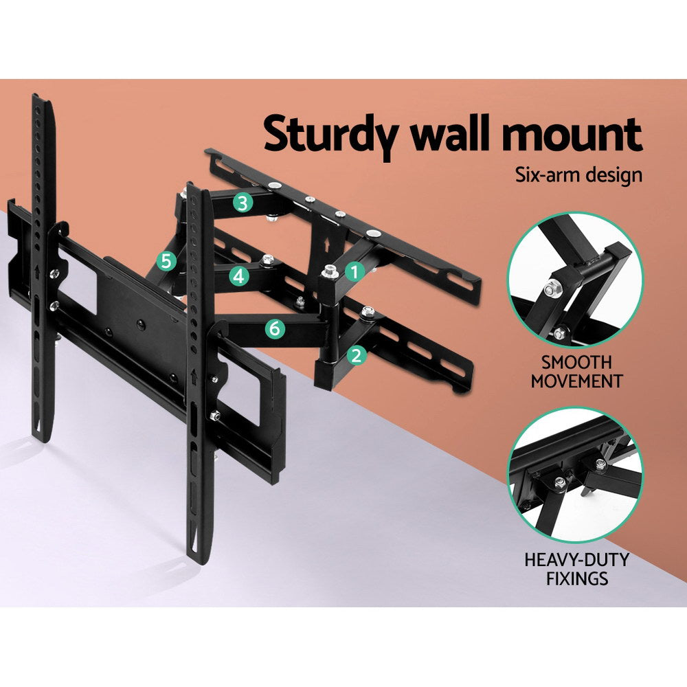 Artiss TV Wall Mount Bracket for 23"-55" LED LCD Full Motion Dual Strong Arms TV-MOUN-B-DOUB-24ST