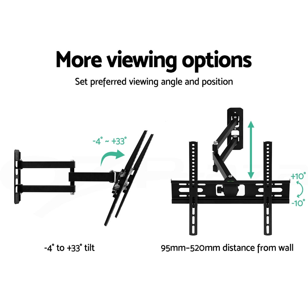 Artiss TV Wall Mount Bracket for 23"-55" LED LCD TVs Full Motion Strong Arms TV-MOUN-B-SINGLE-21AT