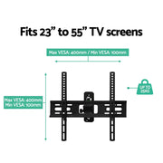 Artiss TV Wall Mount Bracket for 23"-55" LED LCD TVs Full Motion Strong Arms TV-MOUN-B-SINGLE-21AT