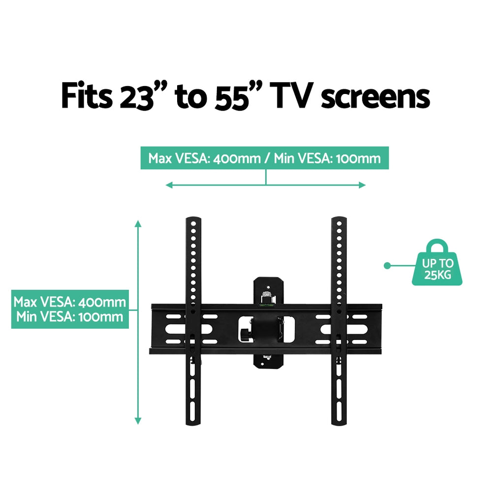 Artiss TV Wall Mount Bracket for 23"-55" LED LCD TVs Full Motion Strong Arms TV-MOUN-B-SINGLE-21AT
