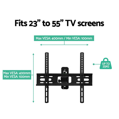 Artiss TV Wall Mount Bracket for 23"-55" LED LCD TVs Full Motion Strong Arms TV-MOUN-B-SINGLE-21AT