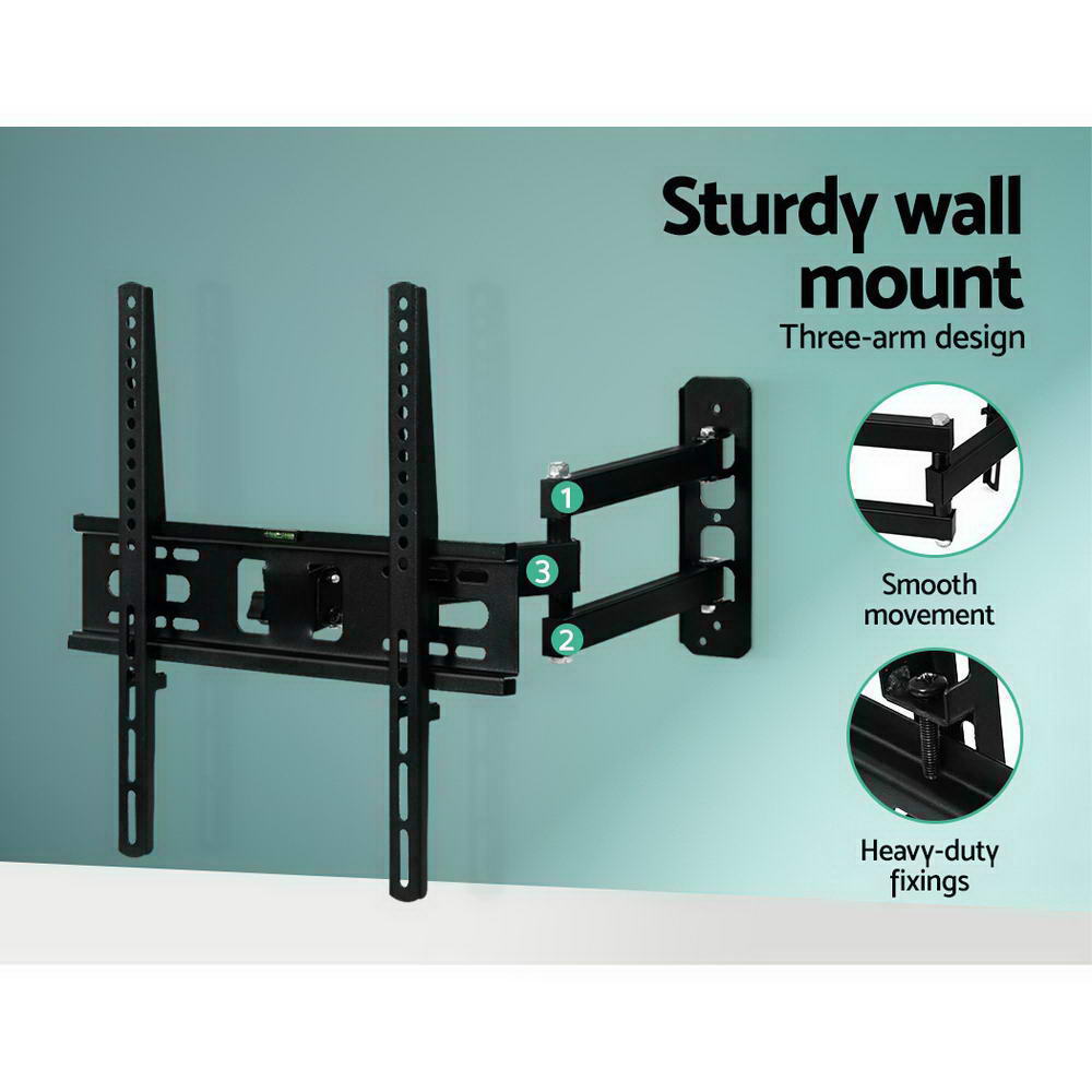 Artiss TV Wall Mount Bracket for 23"-55" LED LCD TVs Full Motion Strong Arms TV-MOUN-B-SINGLE-21AT
