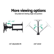 Artiss TV Wall Mount Bracket for 17"-42" LED LCD TVs Full Motion Strong Arms TV-MOUN-B-SINGLE-927ST