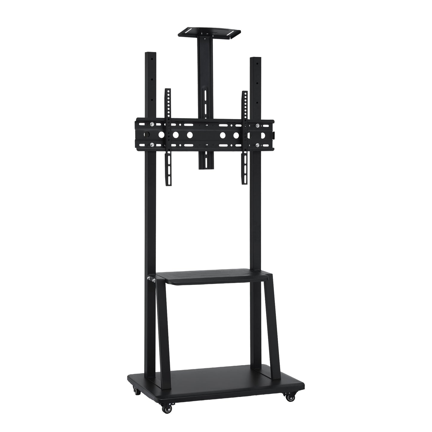 Artiss TV Stand 32-70" Universal Mobile Adjustable Height TV Stand with Wheels TV-MOUN-C75-BK