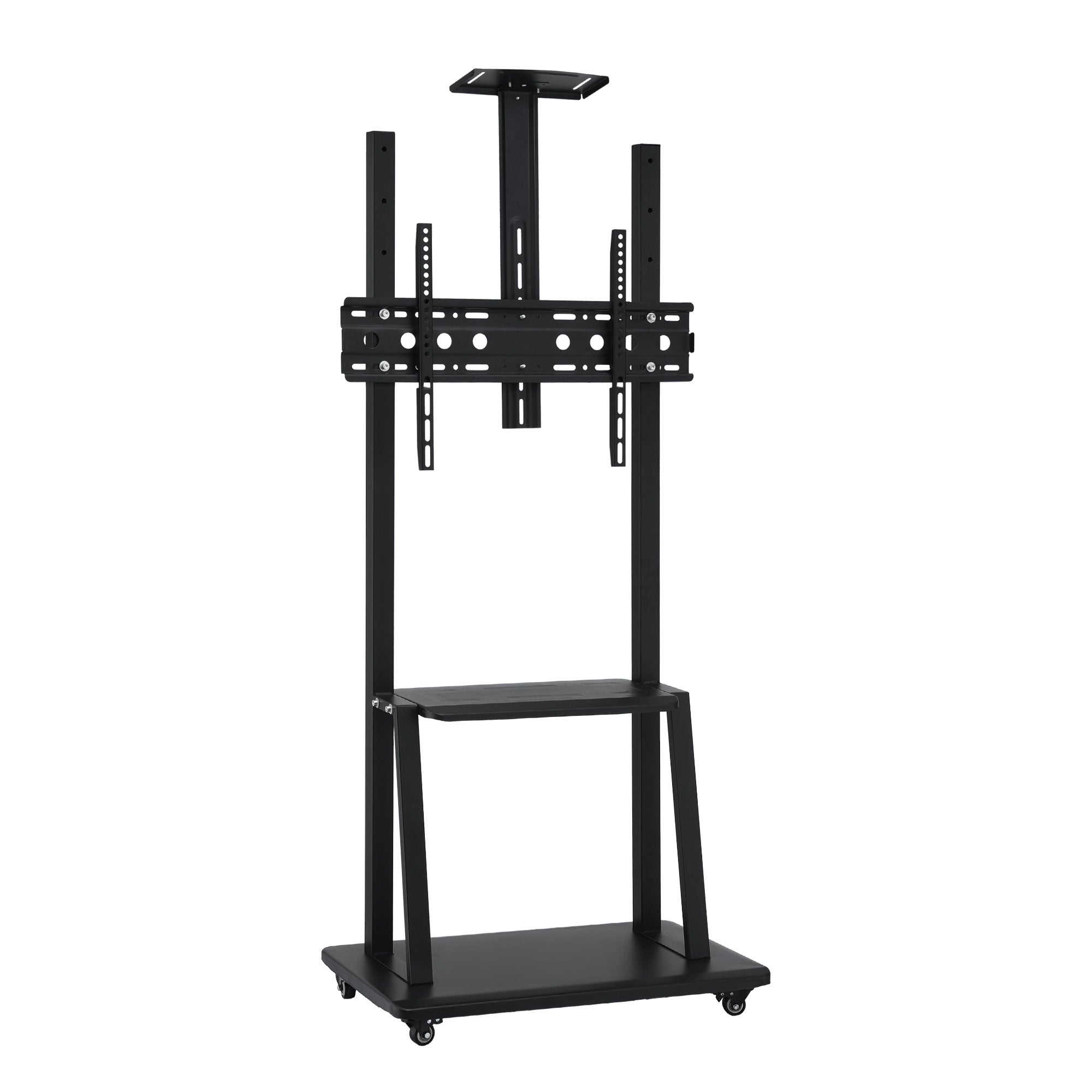 Artiss TV Stand 32-70" Universal Mobile Adjustable Height TV Stand with Wheels TV-MOUN-C75-BK