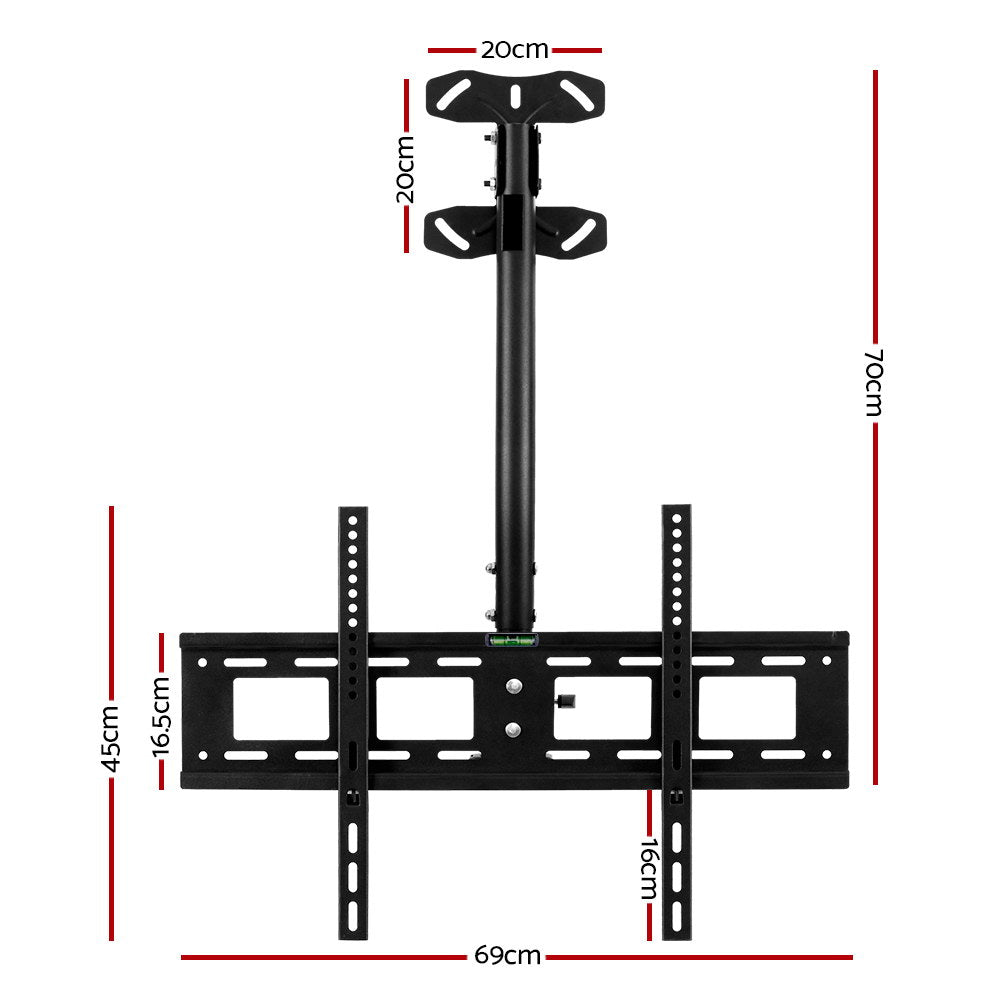 Artiss TV Wall Mount Bracket for 32"-75" LED LCD TVs Full Motion Ceiling Mounted TV-MOUN-CEIL-6040-BK