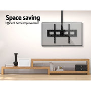 Artiss TV Wall Mount Bracket for 32"-75" LED LCD TVs Full Motion Ceiling Mounted TV-MOUN-CEIL-6040-BK