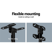 Artiss TV Wall Mount Bracket for 32"-75" LED LCD TVs Full Motion Ceiling Mounted TV-MOUN-CEIL-6040-BK