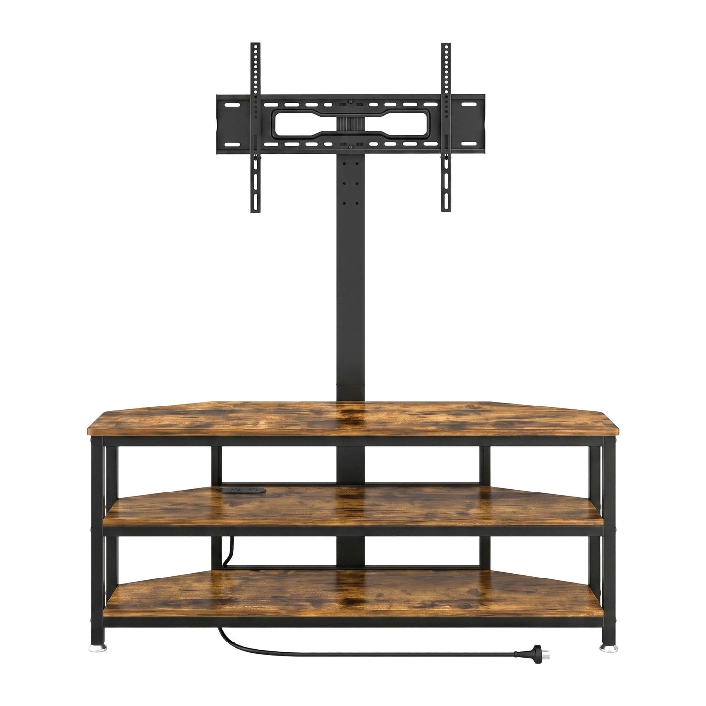 Artiss Corner TV Stand 32-70" w/ Mount LED Lights & Power Outlet Space Saving TV-MOUN-LED-3T-WAL