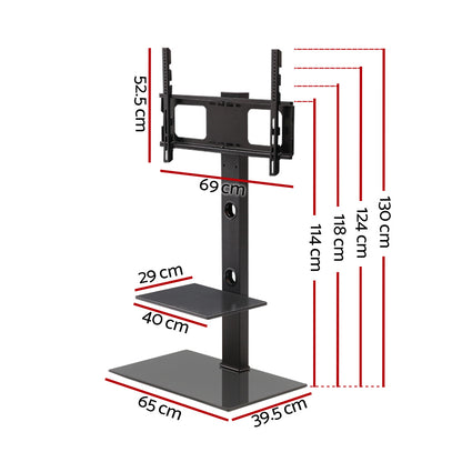 Artiss TV Stand Mount Bracket for 32"-70" LED LCD 2 Tiers Storage Floor Shelf TV-MOUN-S01-BK