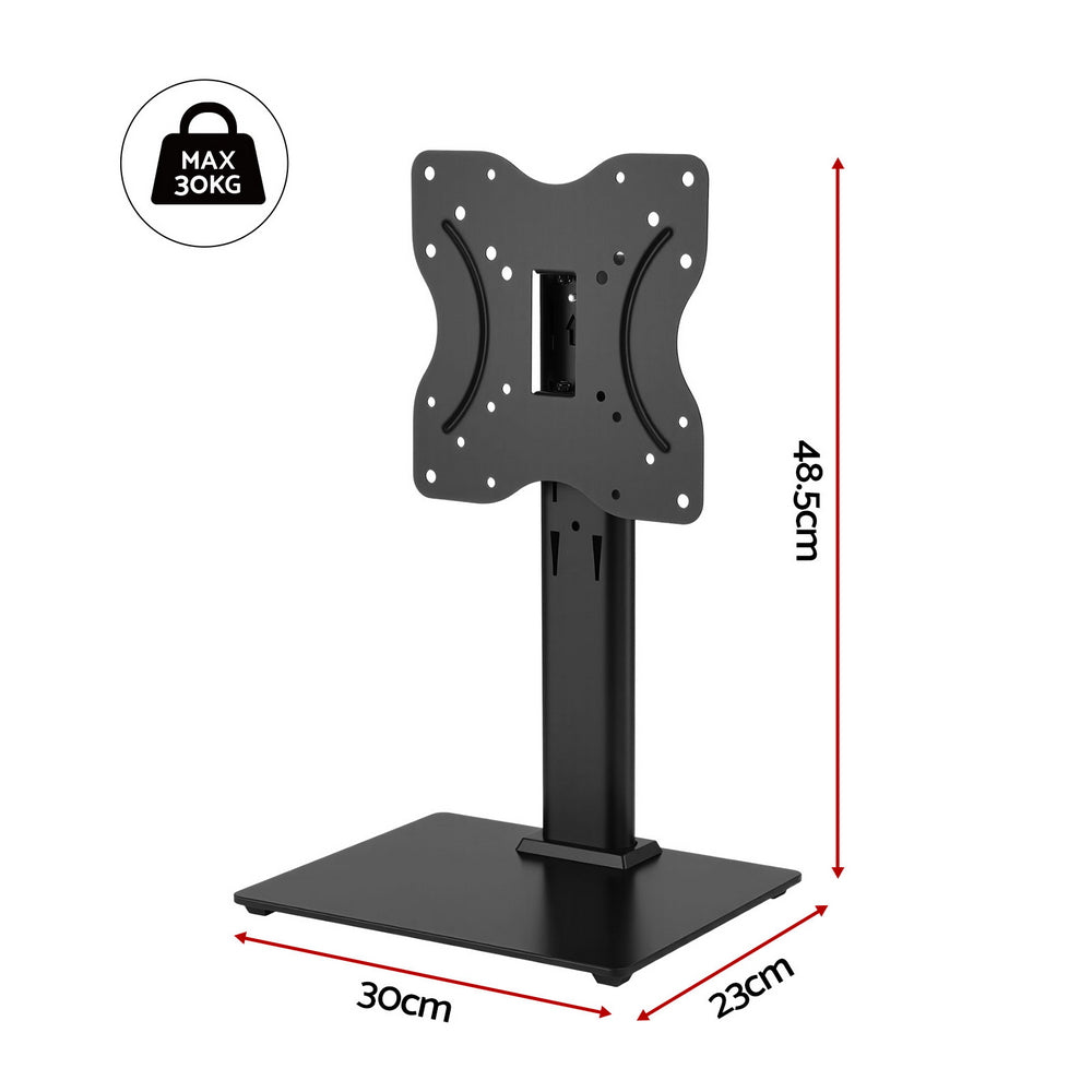 Artiss TV Stand Bracket for 19 - 43 inch TVs Table Top Desktop Universal Swivel TV-MOUN-S04-BK