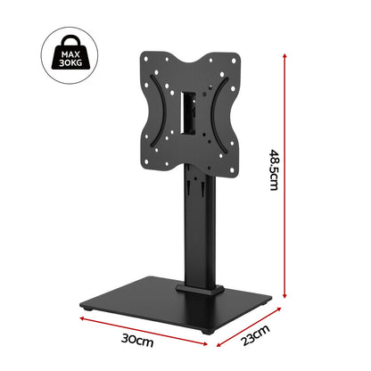 Artiss TV Stand Bracket for 19 - 43 inch TVs Table Top Desktop Universal Swivel TV-MOUN-S04-BK