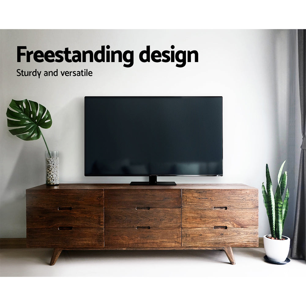 Artiss TV Stand Mount Bracket for 32"-55" LED LCD Swivel Tabletop Desktop Plasma TV-MOUN-S08-2-BK