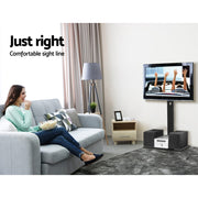 Artiss TV Stand Mount Bracket for 32"-70" LED LCD Glass Storage Floor Shelf TV-MOUN-S08-BK