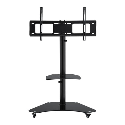 Artiss 40-100" TV Stand Mount Bracket Universal Adjustable Height with Wheels TV-MOUN-W04-100-BK