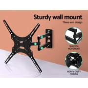 Artiss TV Wall Mount Bracket for 24"-50" LED LCD TVs Full Motion Strong Arms TV-MOUN-WALL-117-BK
