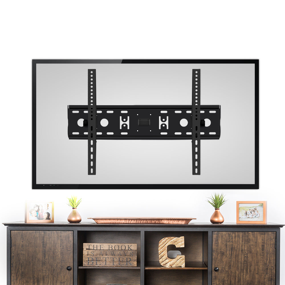 Artiss TV Wall Mount Bracket for 32"-70" LED LCD TVs Tilt Slim Flat Low Profile TV-MOUN-WALL-260-BK