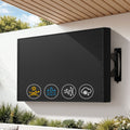 Artiss 55-58 Inch TV Cover Waterproof Outdoor Patio Flat Television Protector TVC-58-BK