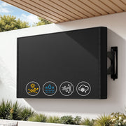 Artiss 55-58 Inch TV Cover Waterproof Outdoor Patio Flat Television Protector TVC-58-BK