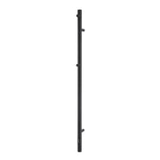 Devanti Heated Towel Rail with Timer Vertical Electric Heater Warmer Rack Black TW-C-109W-1T-BK