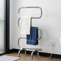 Devanti Electric Heated Towel Rail Rack 5 Bars Freestanding Clothes Dry Warmer TW-C-S-SS