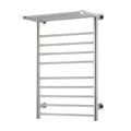 Devanti Electric Heated Towel Rail Rack 14 Bars Wall Mounted Clothes Dry Warmer TW-C-WALL-L