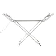 Devanti Electric Heated Towel Rail Rack 18 Bars Freestanding Clothes Dry Warmer TW-C-Y-ALUM